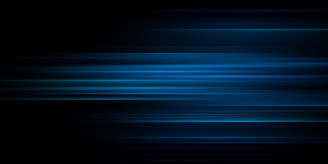 Illustration of light ray, stripe line with blue light, speed motion background
