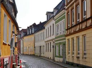 Obraz premium Kapitänsviertel in Flensburg
