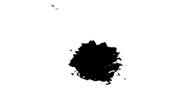 black ink liquid splash background