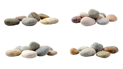 Fototapeta na wymiar Rocks and stones: A serene arrangement, textured rocks in a natural, beach-inspired harmony