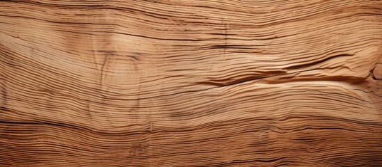 Fototapeta premium A detailed view of a wood grained surface, showcasing the intricate natural patterns and textures of the wood.