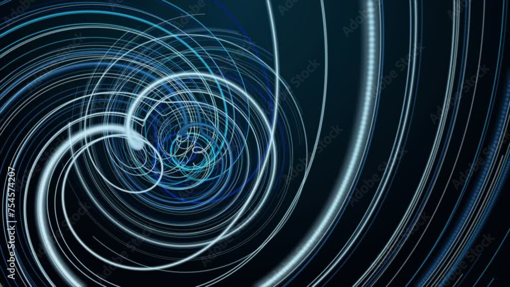 Poster futuristic video animation with stripe wave object in slow motion, 4096x2304 loop 4k