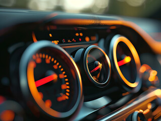 modern climate control system for a passenger car. convenient settings. Bad temperature. Cold and heat in the cabin.