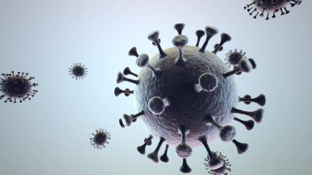 Corona Viruses Covid-19 Virus Coronavirus Variant Strain, 3D Render