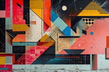 Geometric Clash: Shapes and Patterns