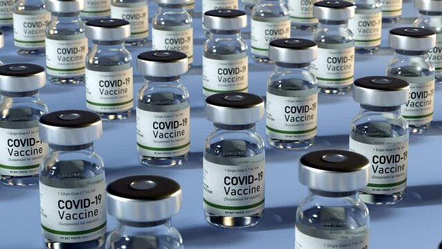 Covid Vaccine vials - COVID-19 Variant Vaccines Corona Virus Pharma medical vaccine ampules