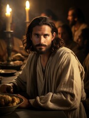 Obraz premium Jesus Christ, Jesus of Nazareth, Old Testament messiah, Christianity religion Bible, Old Testament Gospels, son of man, lamb of the lord the boy of God, son of David the savior.