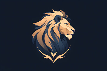 Lion Modern Icon Logo Design