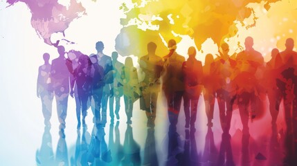 Diversity concept business background banner