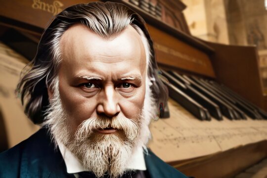Johannes Brahms (1833-1897) was a German composer, pianist and conductor who played an integral role in the Romantic musical era.