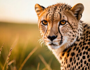 The cheetah is a carnivorous mammal belonging to the Felidae family, it is the fastest land mammal in the world, capable of reaching speeds of up to 120 kmh, 75 mph