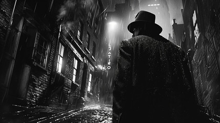 Detective in Alley