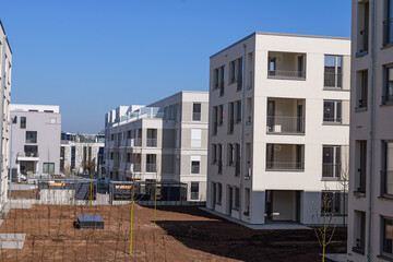 new housing area, housebuilding