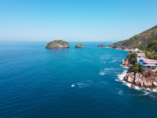 Natural beauty in Mismaloya, a beach near Puerto Vallarta