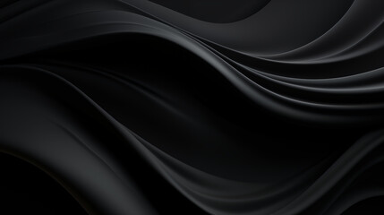 Sleek and Modern Abstract Waves in Monochrome