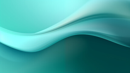 Tranquil Abstract Currents: Turquoise Flow in Ethereal Light