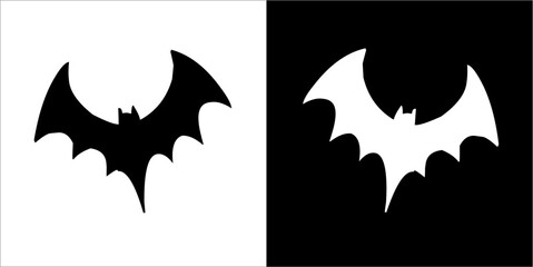 Illustration vector graphics of bat icon