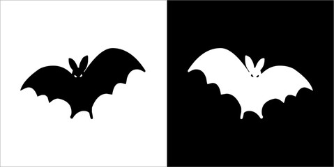 Illustration vector graphics of bat icon