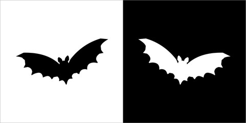 Illustration vector graphics of bat icon