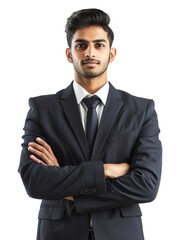 Indian business manager transparent background