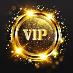 Vip v.i.p. sign logo text: a sophisticated blend on busines card, banner, and background, encapsulating exclusivity and luxury for an elite and distinguished corporate identity. - obrazy, fototapety, plakaty