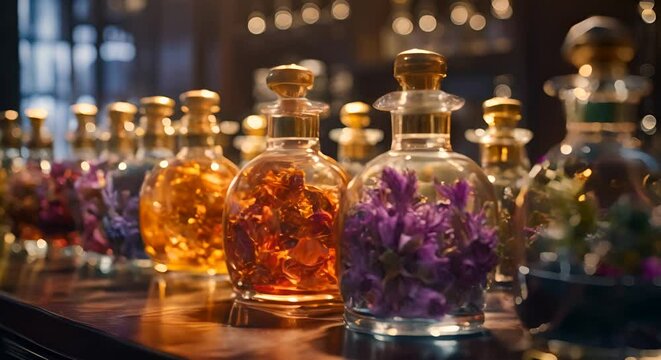 Boutique and niche perfumery, essence and aroma