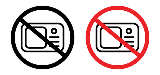Do not microwave outline icon collection or set. Do not microwave Thin vector line art