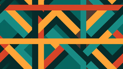 abstract geometric colorful seamless background