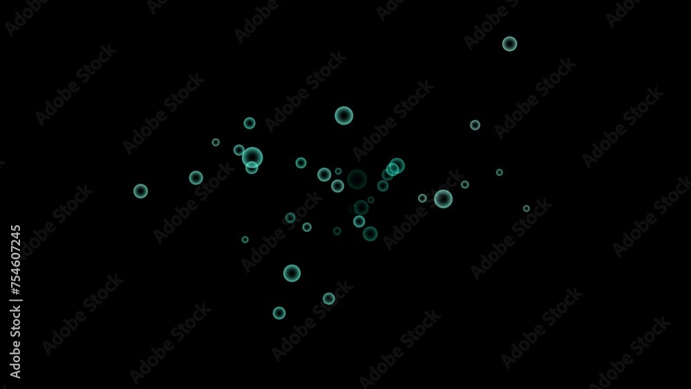 Poster abstract animation for graphic usage and for the purppose of advertisement