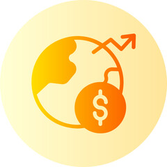 economic gradient icon