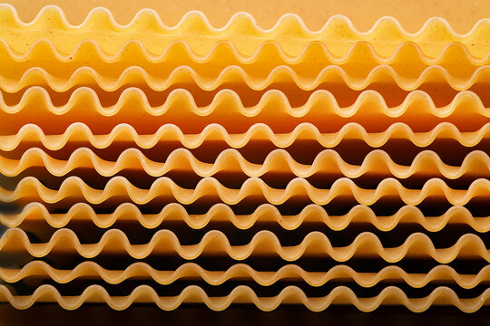 Pasta lines photo like a graphic 