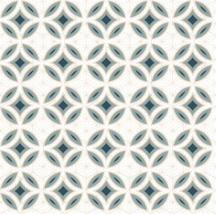 Fototapeta premium Japanese background with line art pattern vector. Abstract template with traditional Minimal geometric pattern in oriental style.