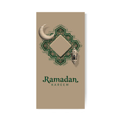 Ramadan celebration holiday social media stories design