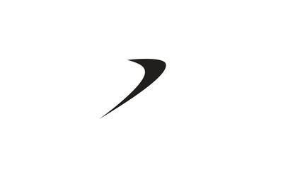 Swoosh abstract sport icon simple