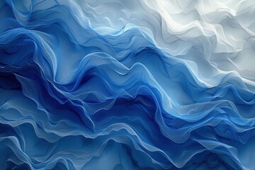 Obraz premium Fantasy Landscape Illusionistic Digital Mesmerizing Wave Pattern