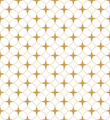 Japanese background with brown line art pattern vector. Abstract template with traditional Minimal geometric pattern in oriental style.	