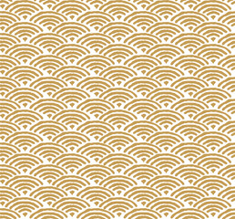 	
Wave Japanese seamless pattern. Wood cut style. Blue pattern and texture. Ocean texture	
