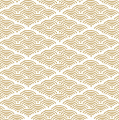 	
Wave Japanese seamless pattern. Wood cut style. Blue pattern and texture. Ocean texture.	
