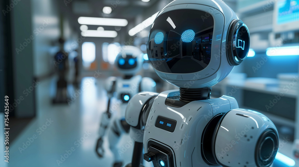 Poster digital chatbot, chat gpt, robot application, conversation assistant