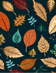 autumn seamless pattern