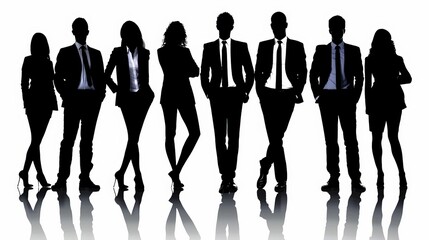 Group of business people. Business team.