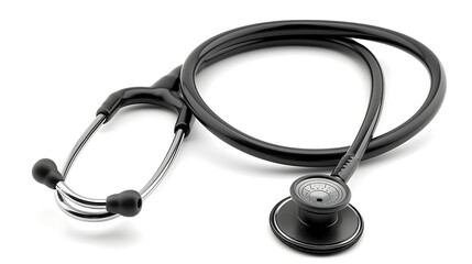 a stethoscope isolated on a white background