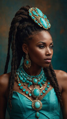 a beautiful black woman