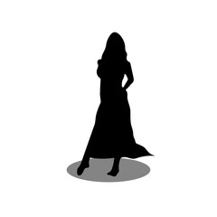 Women silhouette illustration