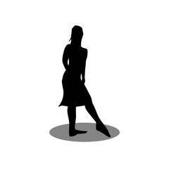 Women silhouette illustration