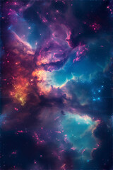 seamless nebula. Generative AI.