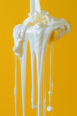 Cheese melting and dripping