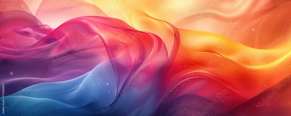Aufkleber abstract background with smooth shapes