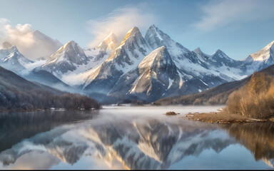 lake in the mountains