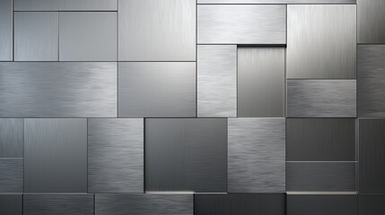 stainless steel background texture with cuboid pattern